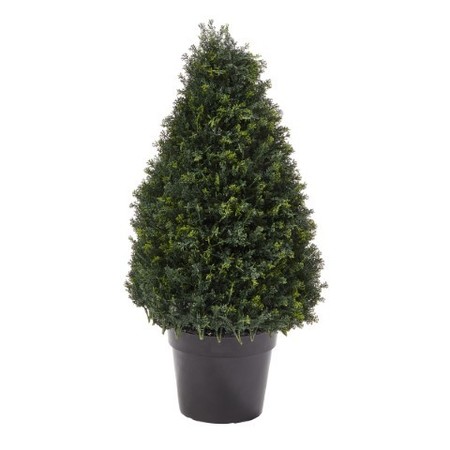 NATURE SPRING Nature Spring 37-Inch Faux Tower Cypress Topiary 637991NTH